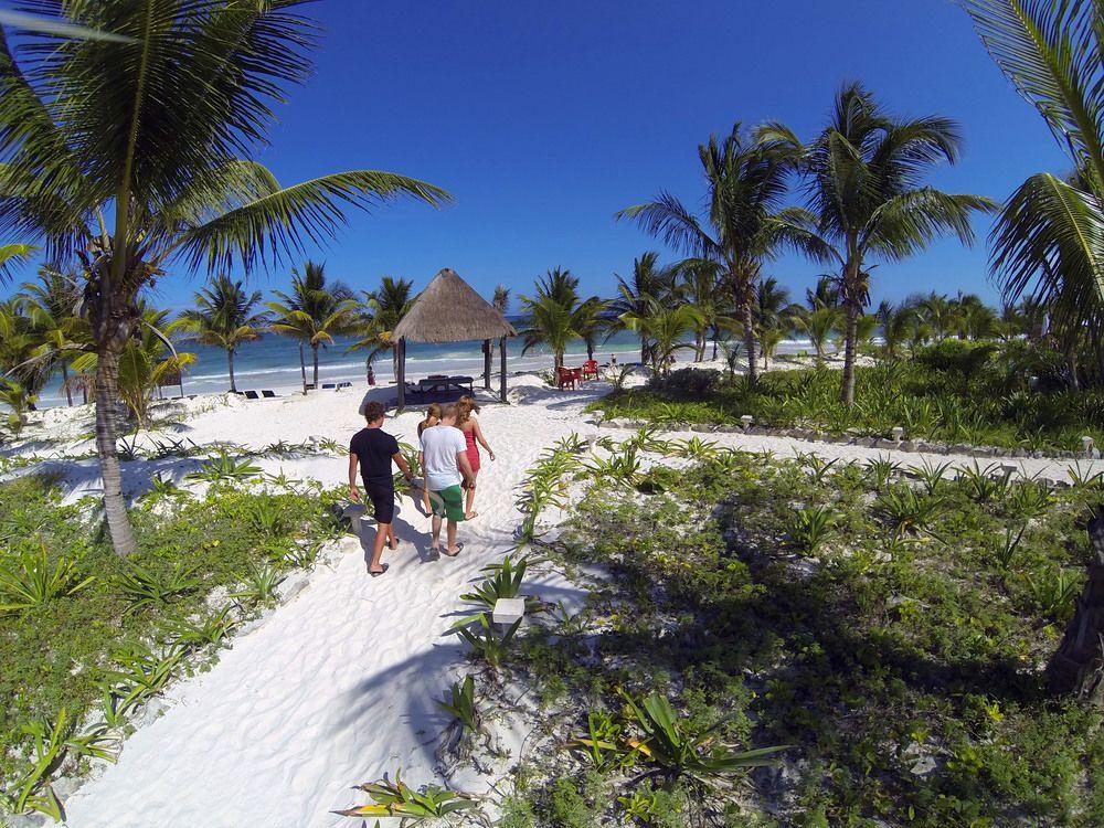 Hotel Cabana Los Lirios Tulum Exterior foto