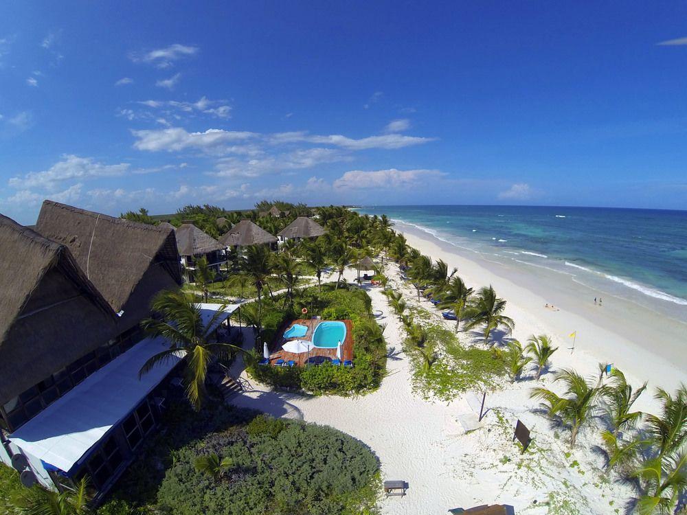 Hotel Cabana Los Lirios Tulum Exterior foto